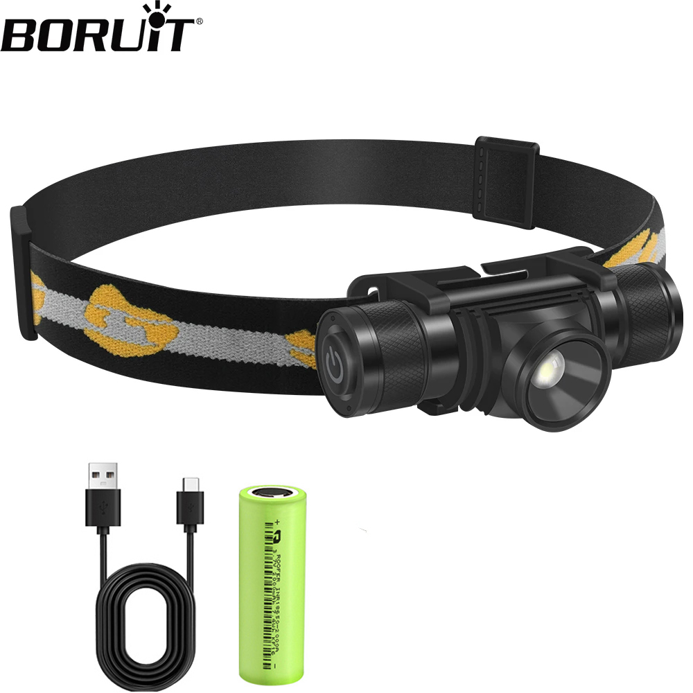 Fish Finder Charger - BORUIT D20 Zoomable Mini lampe frontale