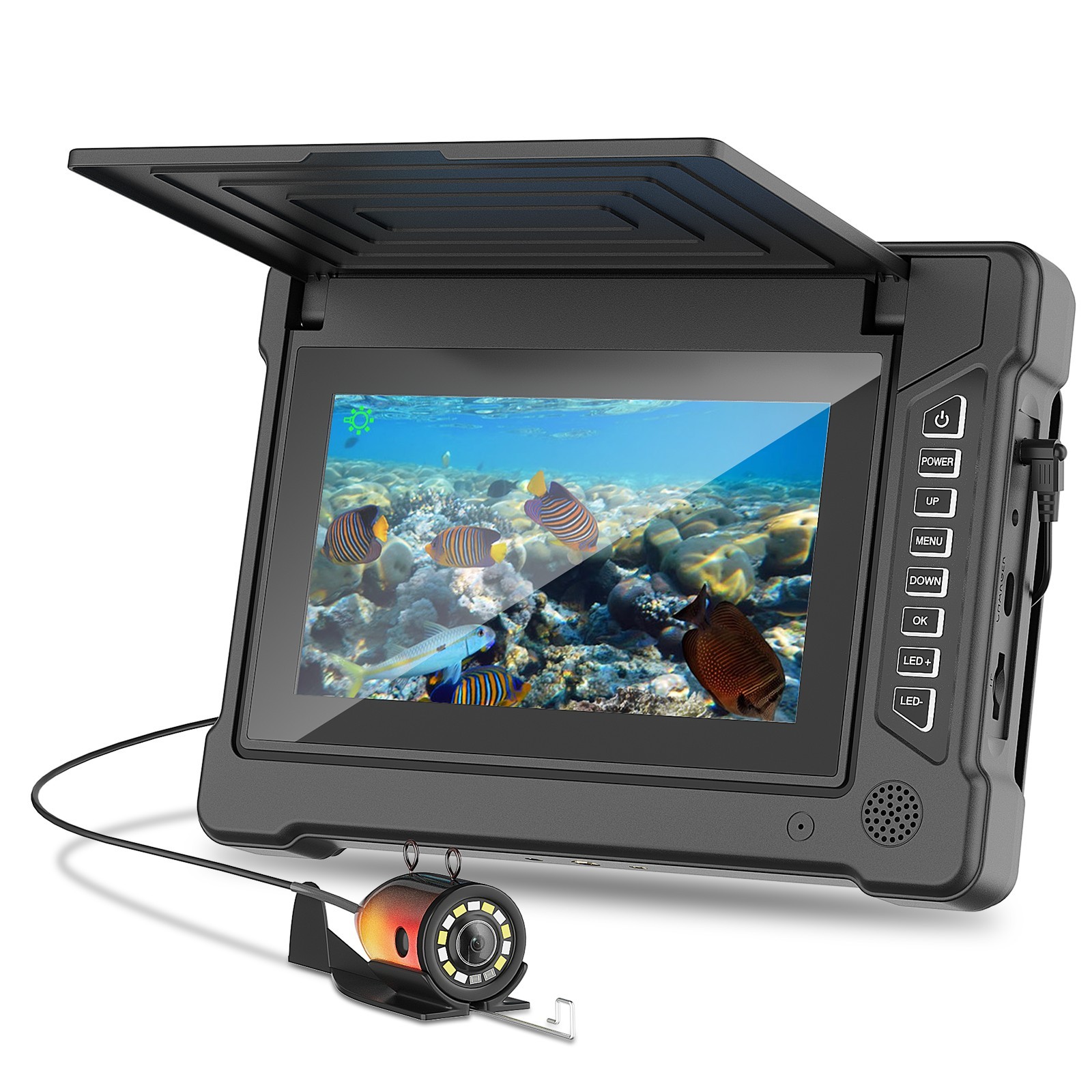 Fish Finder Cable - Caméra de pêche sous-marine 7 pouces