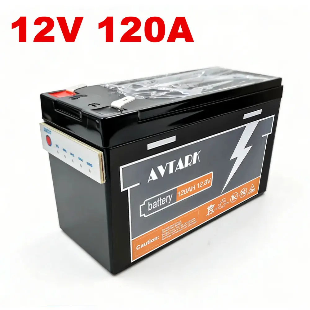 Fish Finder Charger - Batterie LiFePO4 12V 120Ah, BMS intégré,