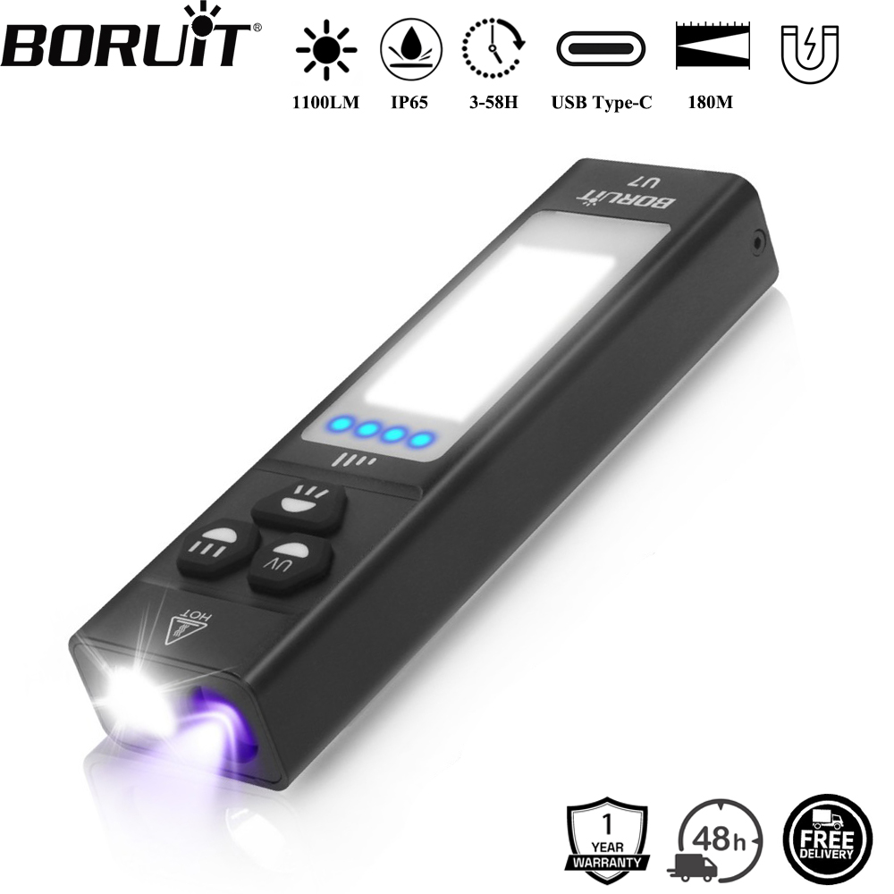 Fishing Light - BORUiT U7 UV LED EDC lampe
