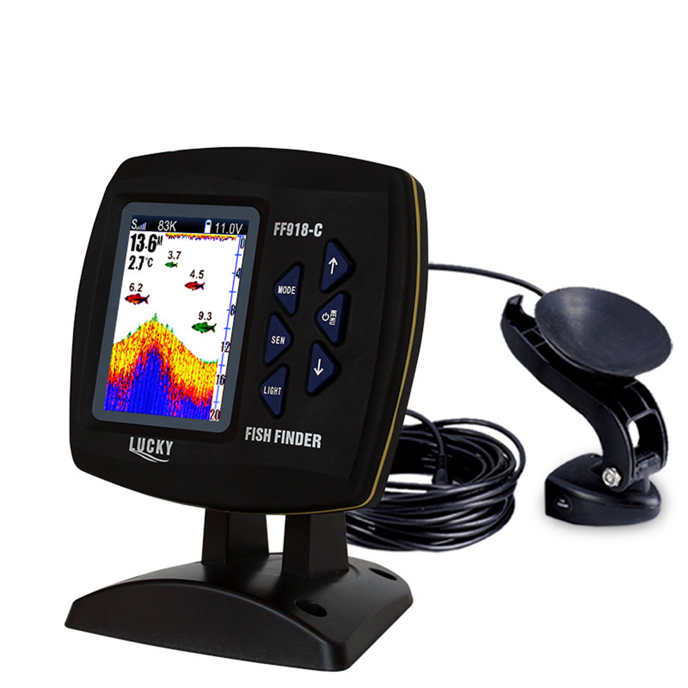 Fishing Depth Finder - Document FF918-C100DS Écran Filaire Fish Finder
