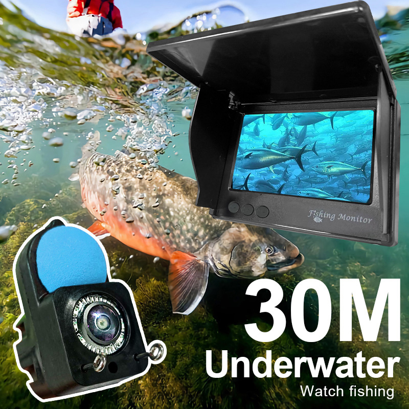 Fishing Depth Finder - Caméra de pêche sous-marine 1080P HD,
