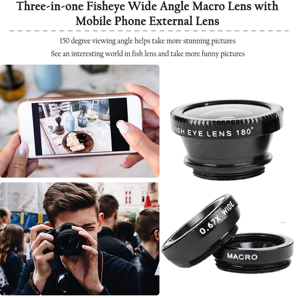 Objectif universel 3 en 1 pour - Fishing Camera avis et prix