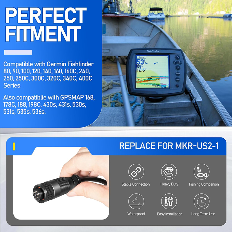 Câble adaptateur universel MKR - Fish Finder Cable avis et prix