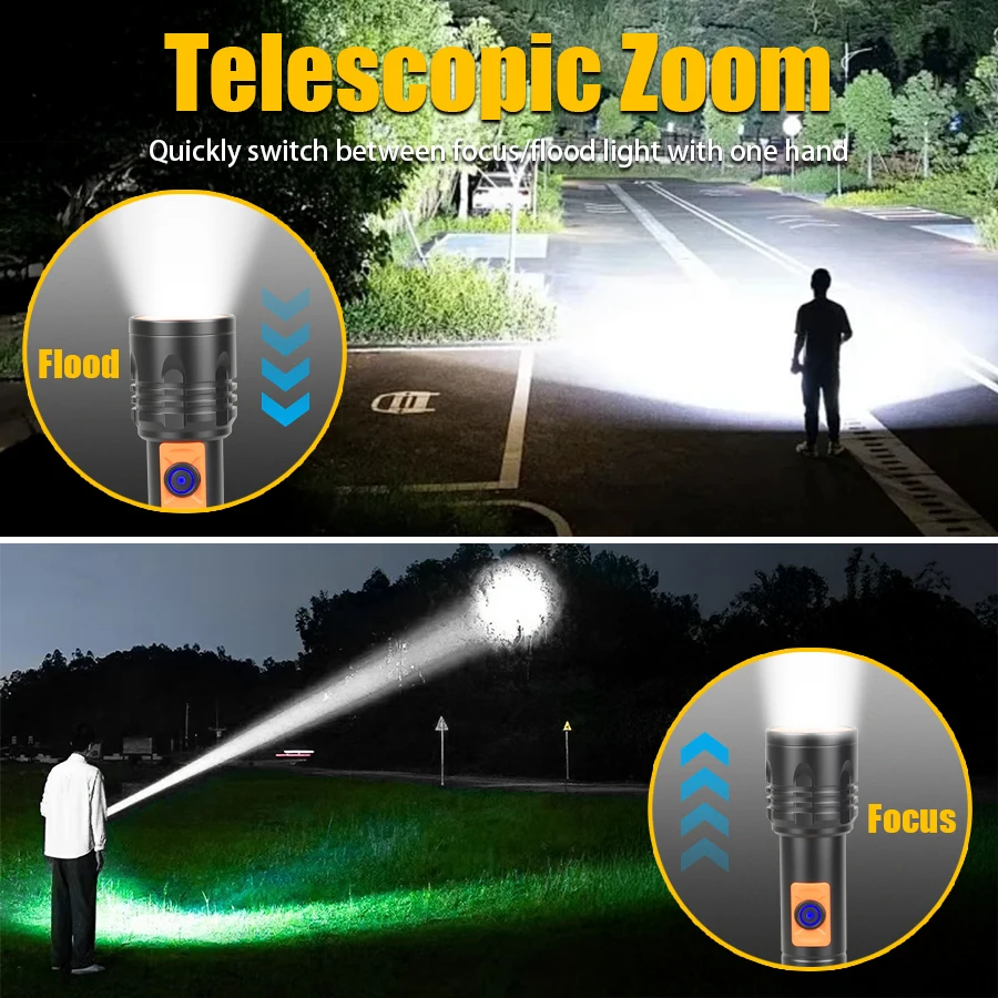 Lampe de poche LED haute puiss - Fishing Light avis et prix