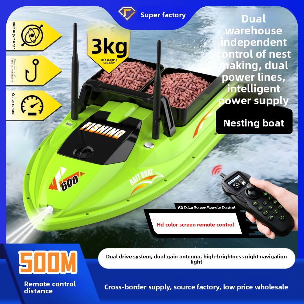 Bateau de pêche RC 500M à doub - Fish Finder Cable avis et prix