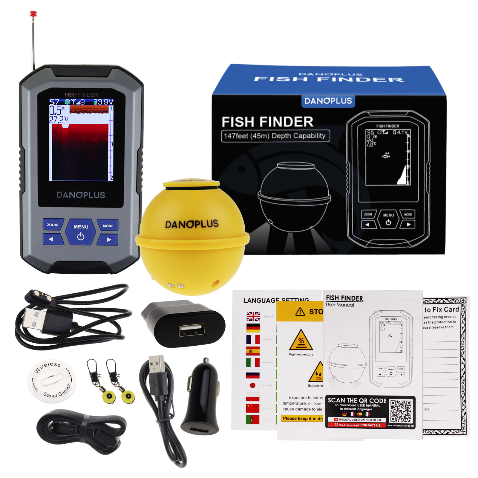 Capteur sonar sans fil Fish Fi - Fish Finder avis et prix
