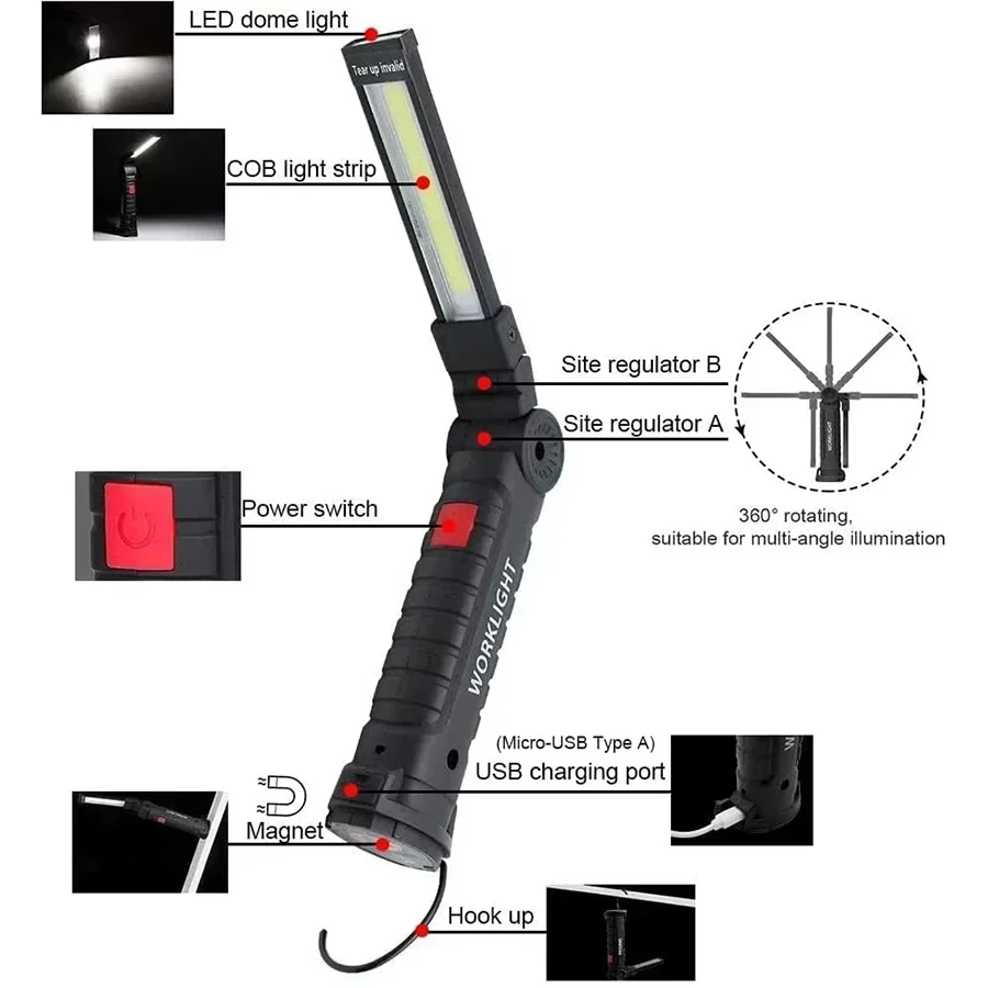 Lampe de travail magnétique Re - Fishing Light avis et prix