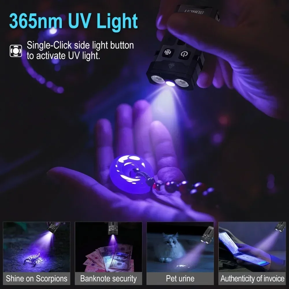 BORUiT EV20 1100LM EDC UV port - Fishing Light avis et prix