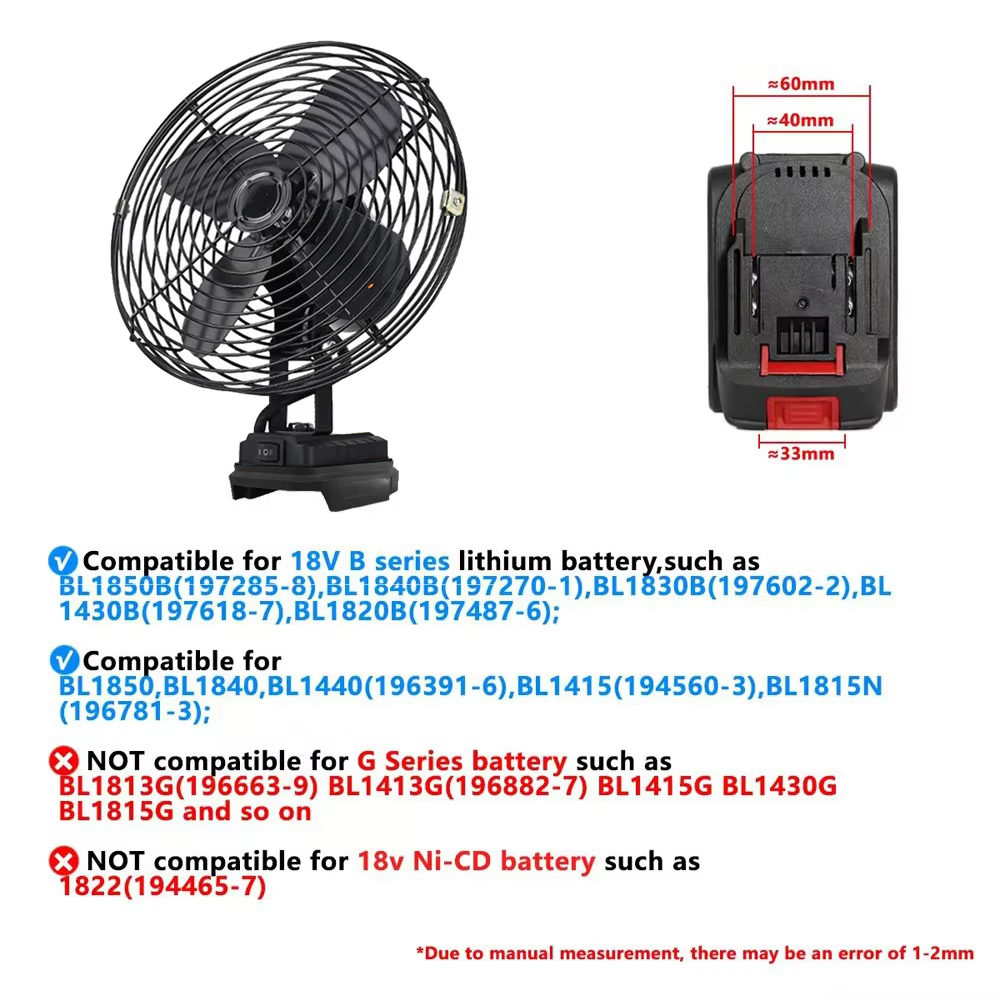 6/8In ventilateur de Camping p - Fish Finder Battery avis et prix