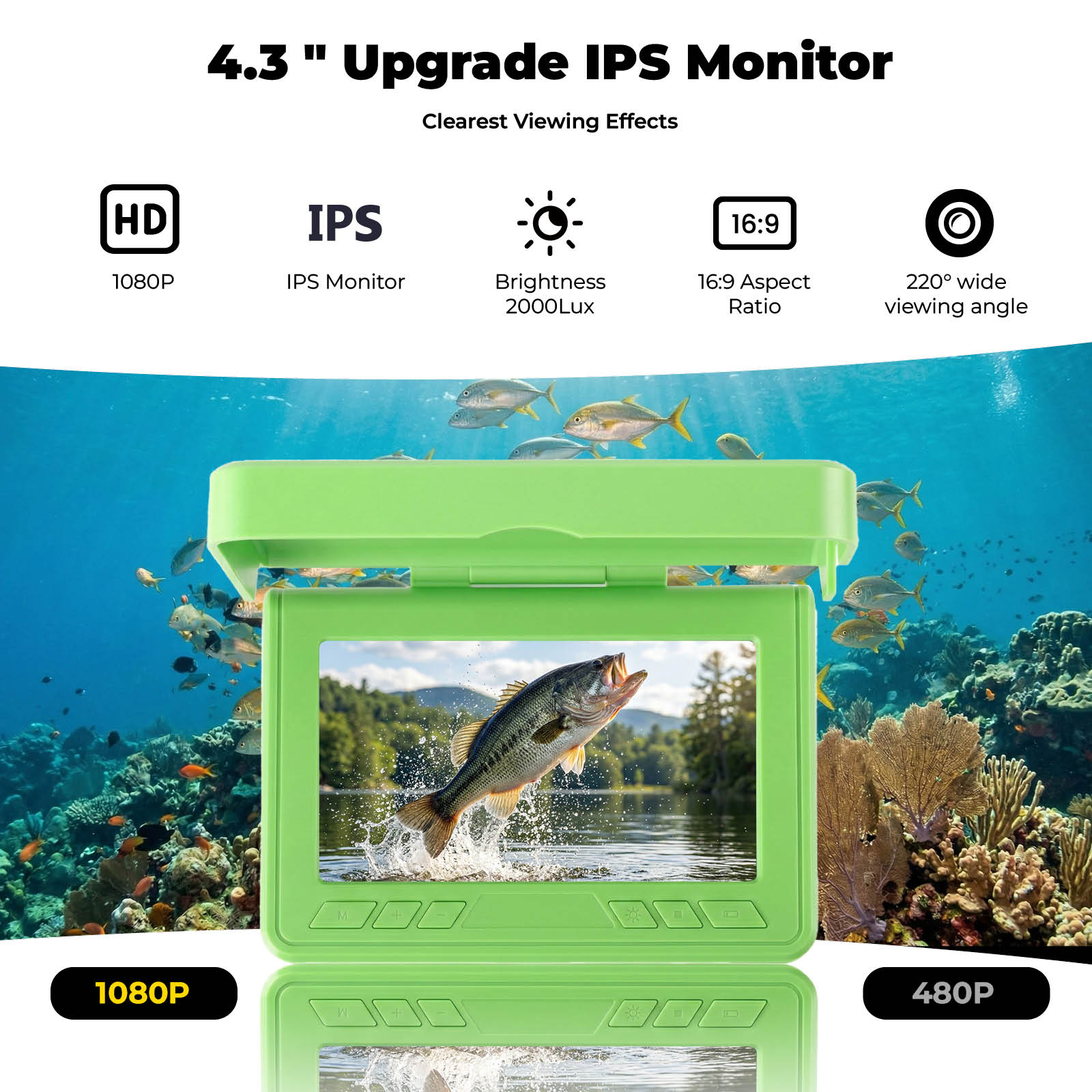 Caméra de pêche sous-marine po - Fish Finder Portable avis et prix