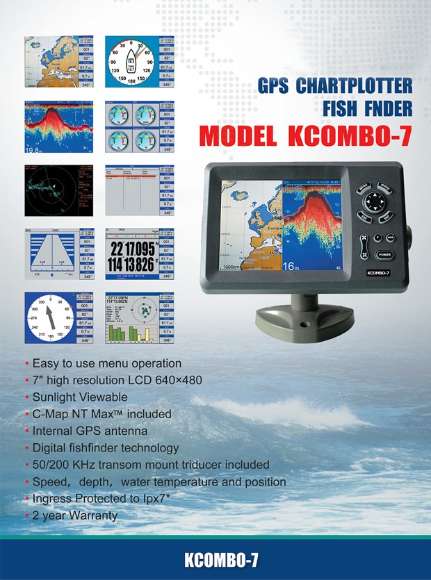 Kcombo-7 7 pouces ONWA GPS tra - Fish Finder Gps avis et prix