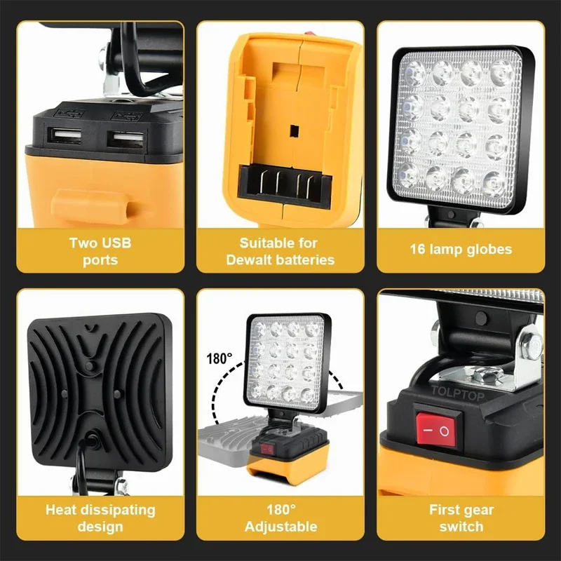 Dewalt-Projecteur LED sans fil - Fish Finder Battery avis et prix