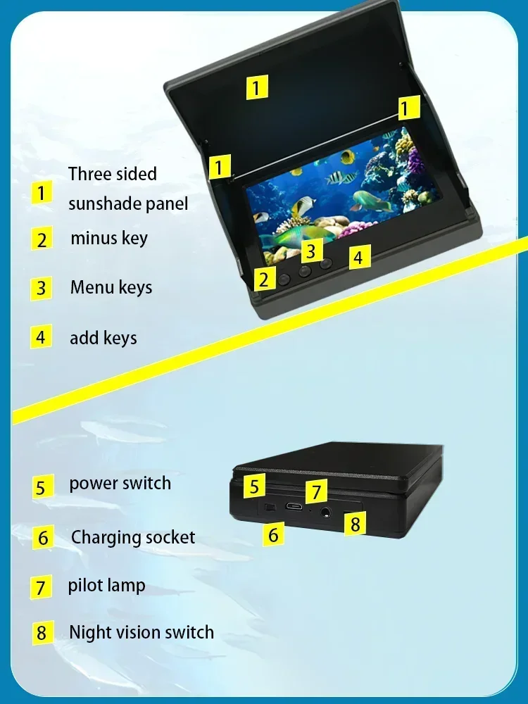 YS43A – détecteur de poisson s - Fish Finder Battery avis et prix