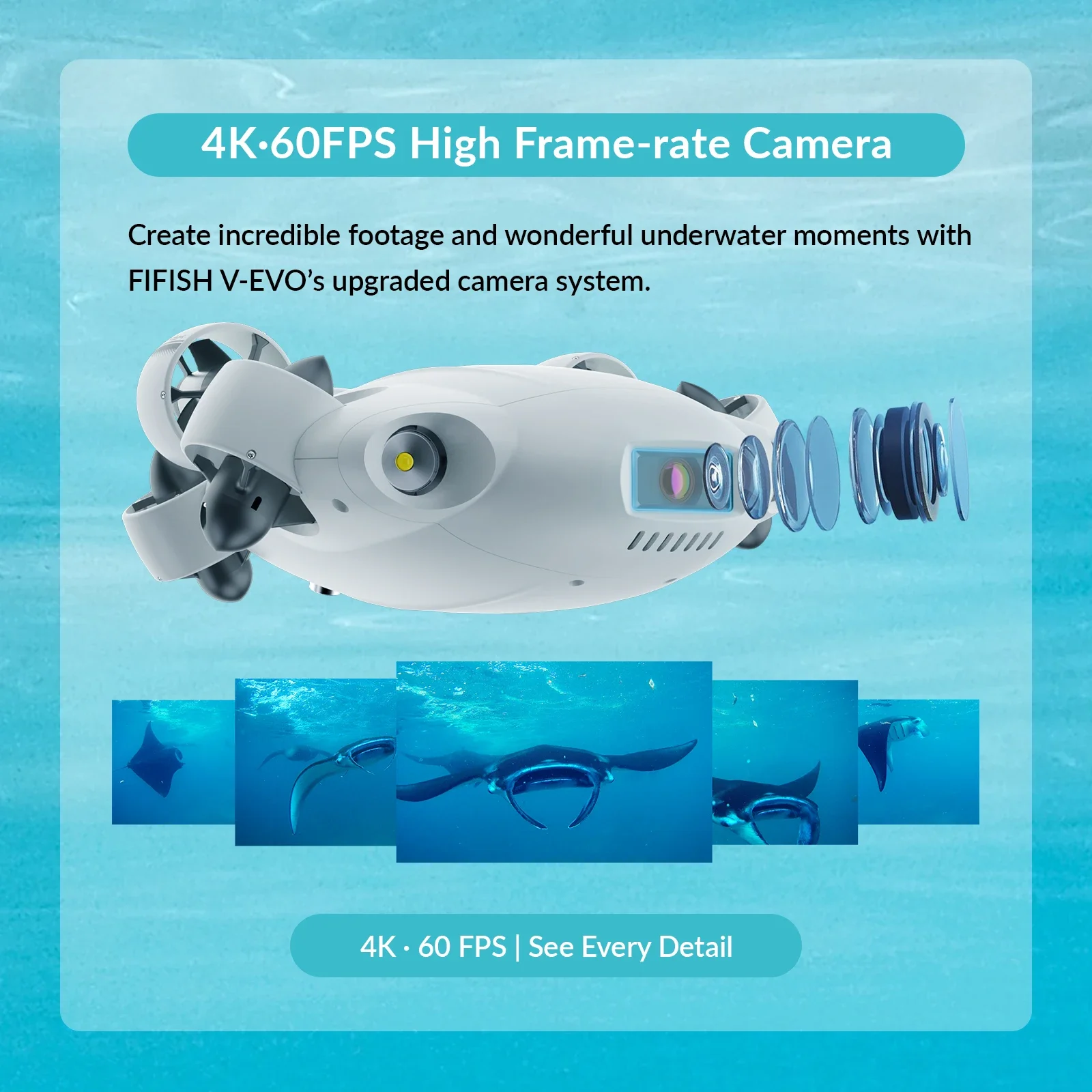 Caméra sous-marine FIFISH V-EV - Underwater Camera avis et prix