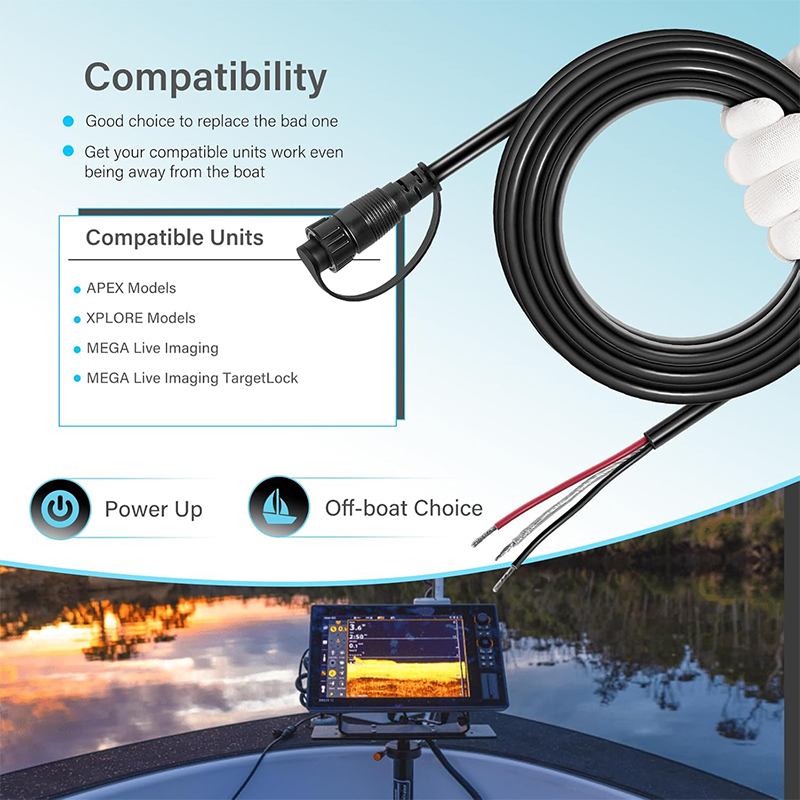 Câble d'alimentation PC13 7201 - Fish Finder Cable avis et prix