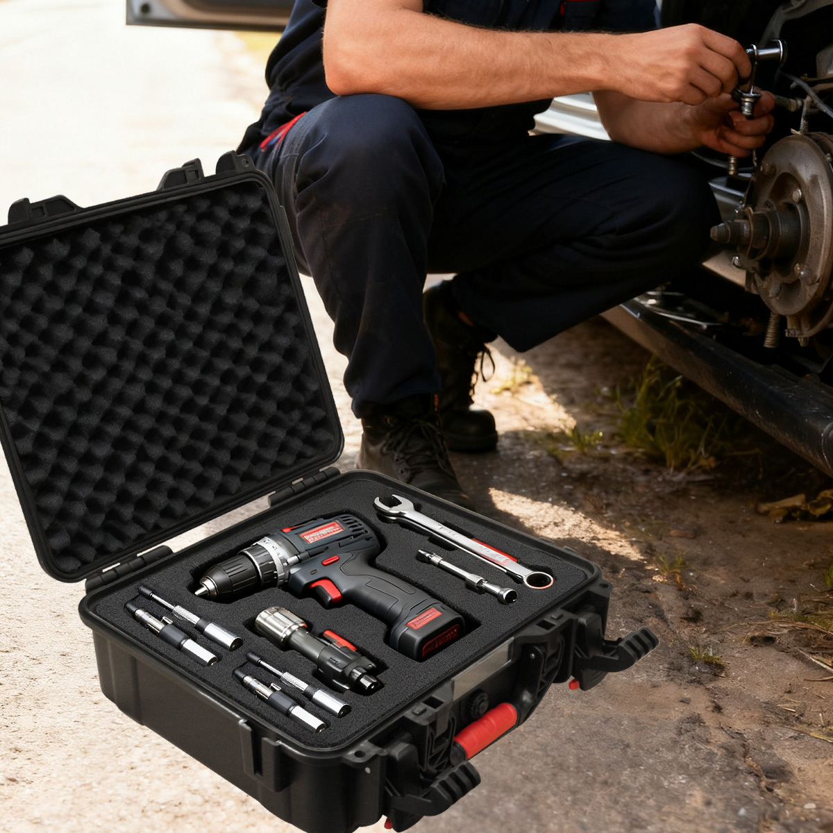 Boîte à outils portable avec é - Fish Finder Case avis et prix